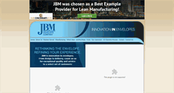 Desktop Screenshot of jbmenvelope.com
